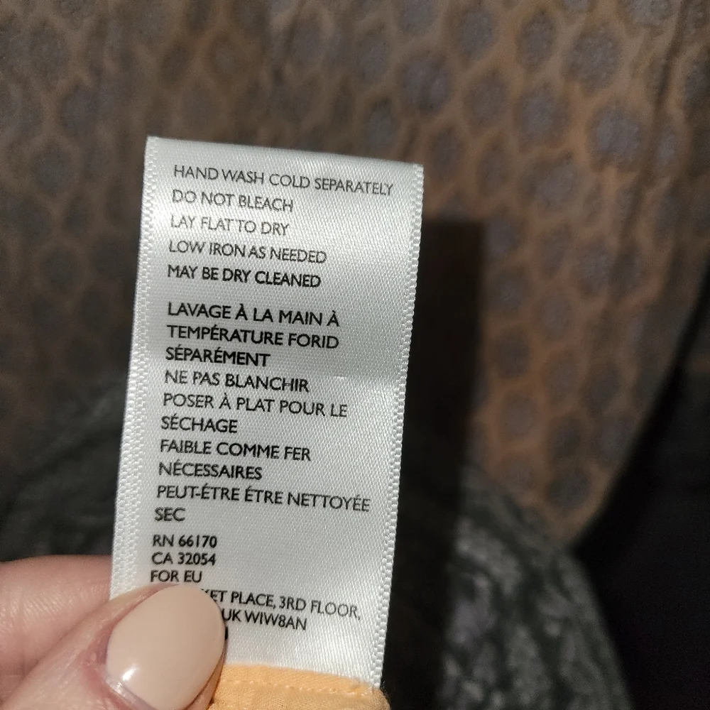 Cleobella Peach and Black Boho Tunic Dress - Picture 7 of 8